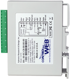 X-410 Edge Controller label side