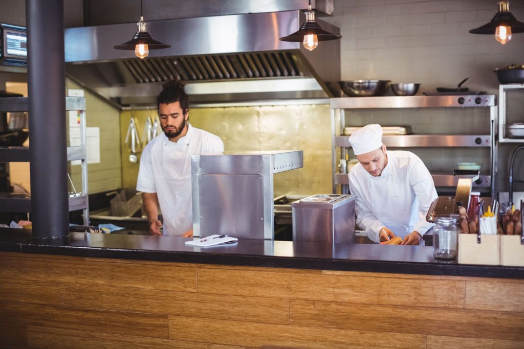 Restaurant Chefs Working
