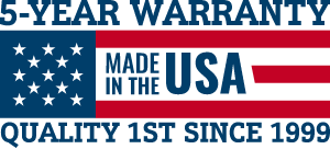 5 Year Warranty (Made in the USA)
