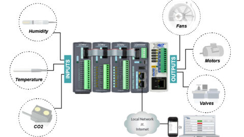 Agricultural Temperature & Humidity Monitoring Wiring Diagram Thumbnail