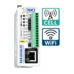 X-410 logic controller with cellular, wifi, and ethernet networking