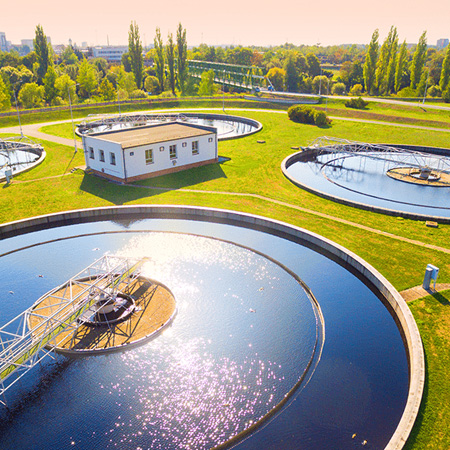 Water/Wastewater Example Stock Image