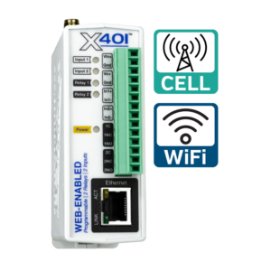 X-401CW with Cell and WiFi Icons