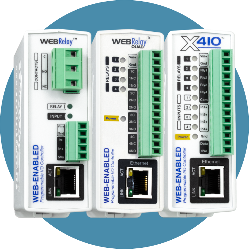 Programmable Smart Relays made by ControlByWeb